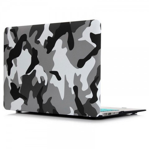 Чехол-накладка "Хаки" пластиковый для MacBook Air 13", серый