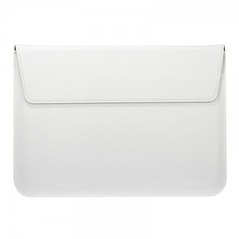 Чехол-конверт кожаный для ноутбука 13", белый