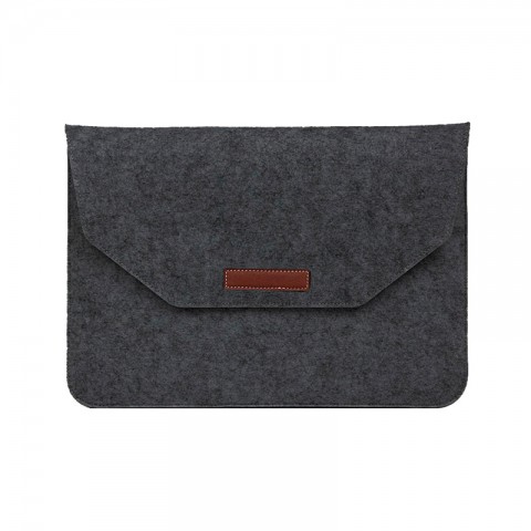 Чехол фетровый для ноутбука 11/12", темно-серый
