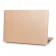 Чехол-накладка кожаный (2 стороны) для MacBook 12" золотистый