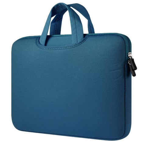 Чехол-сумка с ремнем для ноутбука 15,4" синяя