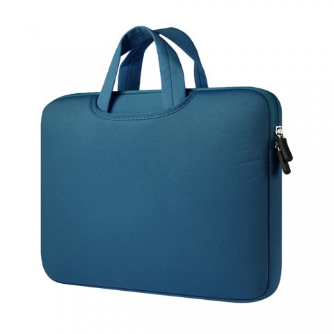 Чехол-сумка с ремнем для ноутбука 13,3" синяя