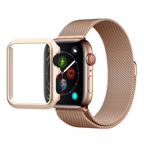 Чехол-бампер алюминиевый для Apple Watch 40мм, золотой