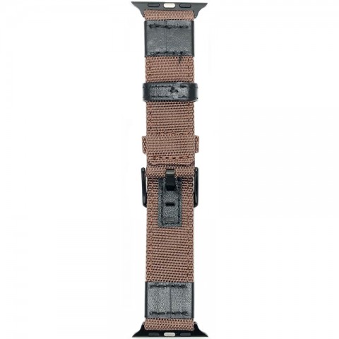 Ремешок матерчатый (канва) для Apple Watch 42/44 мм, коричневый-1