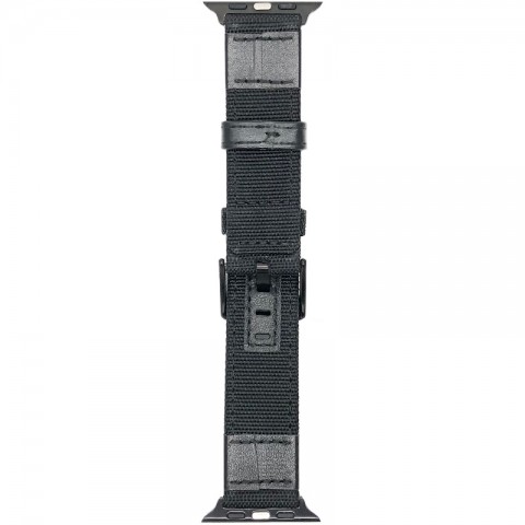 Ремешок матерчатый (канва) для Apple Watch 42/44 мм, черный-1