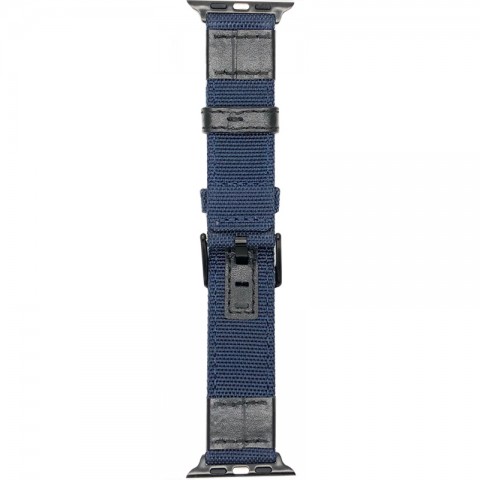 Ремешок матерчатый (канва) для Apple Watch 42/44 мм, синий-1