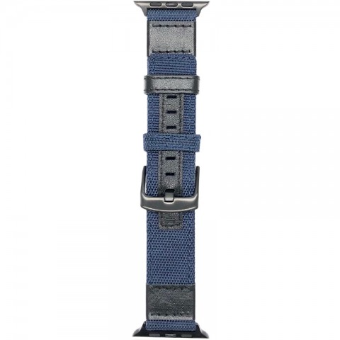 Ремешок матерчатый (канва) для Apple Watch 42/44 мм, синий