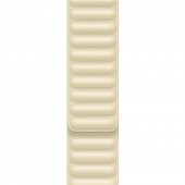 Браслет кожаный магнитный 42/44/45мм для Apple Watch, бежевый Браслет кожаный магнитный 42/44/45мм для Apple Watch, бежевый