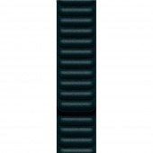 Браслет кожаный магнитный 38/40/41мм для Apple Watch, морской синий Браслет кожаный магнитный 38/40/41мм для Apple Watch, морской синий