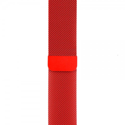 Миланский сетчатый браслет 42/44мм для Apple Watch, красного цвета