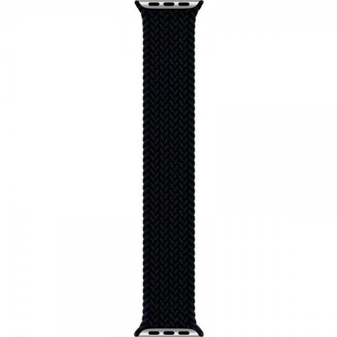 Монобраслет плетеный 38/40/41мм для Apple Watch, размер M, черный