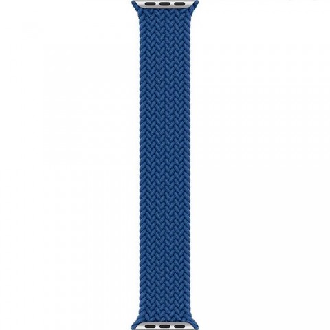 Монобраслет плетеный 38/40/41мм для Apple Watch, размер M, синий
