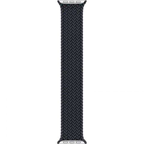 Монобраслет плетеный 38/40/41мм для Apple Watch, размер M, темно-серый