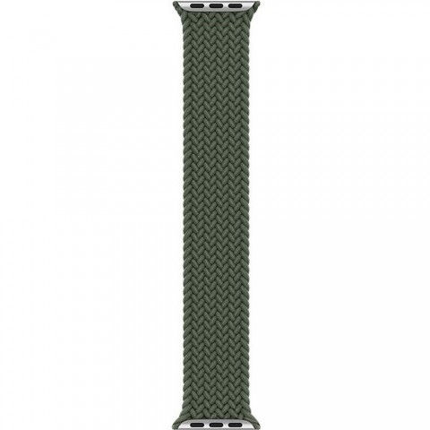 Монобраслет плетеный 38/40/41мм для Apple Watch, размер M, зеленый