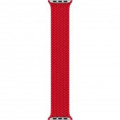 Монобраслет плетеный 38/40/41мм для Apple Watch, размер M, красный Монобраслет плетеный 38/40/41мм для Apple Watch, размер M, красный