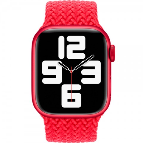 Монобраслет плетеный 38/40/41мм для Apple Watch, размер M, красный-1