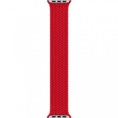 Монобраслет плетеный 38/40/41мм для Apple Watch, размер M, красный