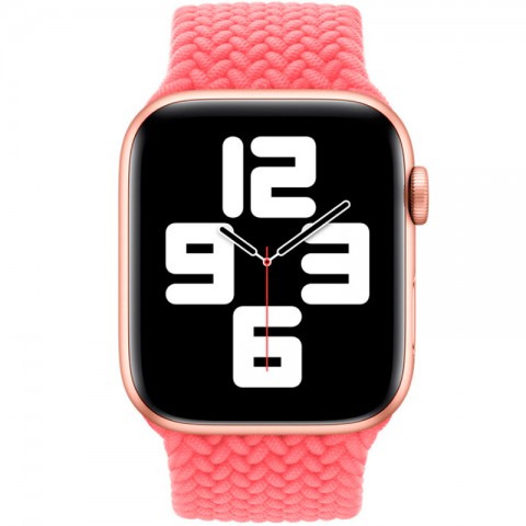 Монобраслет плетеный 38/40/41мм для Apple Watch, размер M, розовый-1