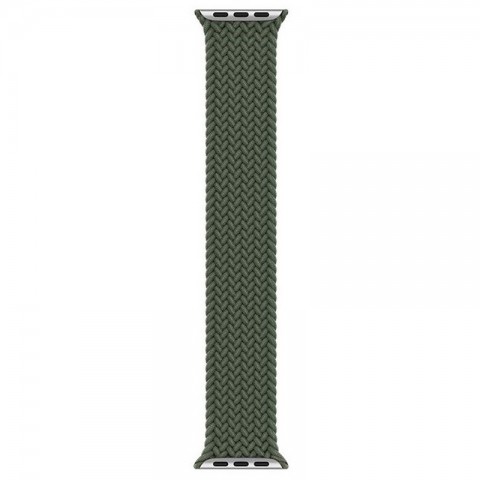 Монобраслет плетеный 38/40/41мм для Apple Watch, размер S, зеленый