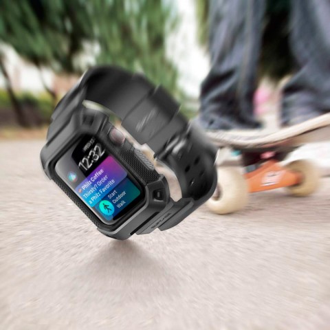 Чехол защитный TPU для Apple Watch 44мм с ремешком-4