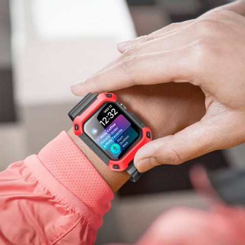 Чехол защитный TPU для Apple Watch 44мм с ремешком-3