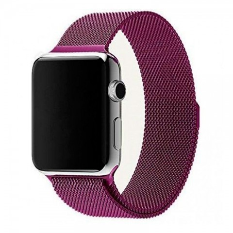 Миланский сетчатый браслет 38/40/41мм для Apple Watch, пурпурный-2