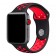 Спортивный ремешок Nike Style для Apple Watch 38/40mm, черный/красный