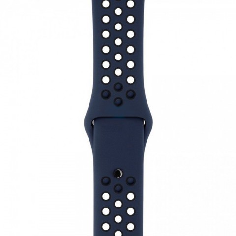 Спортивный ремешок Nike Style для Apple Watch 38/40mm, темно-синий/черный