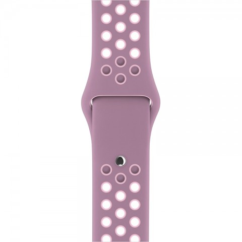 Спортивный ремешок Nike Style для Apple Watch 38/40mm, сиреневый/розовый