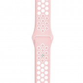 Спортивный ремешок Nike Style для Apple Watch 38/40mm, розовый/белый Спортивный ремешок Nike Style для Apple Watch 38/40mm, розовый/белый