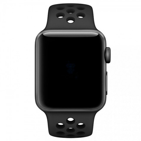 Спортивный ремешок Nike Style для Apple Watch 38/40mm, черный-1