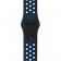 Спортивный ремешок Nike Style для Apple Watch 38/40мм, черный/синий