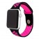 Спортивный ремешок Nike Style для Apple Watch 38/40mm, черный/розовый