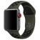 Спортивный ремешок Nike Style для Apple Watch 38/40mm, болотный/черный