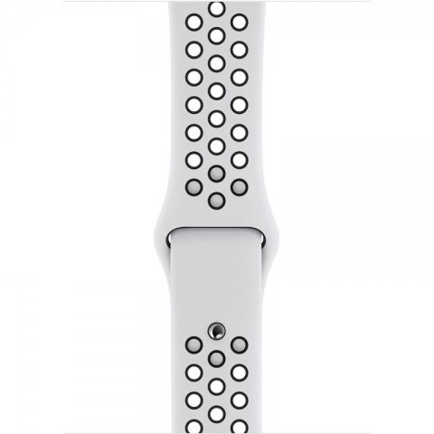 Спортивный ремешок Nike Style для Apple Watch 38/40mm, белый/черный