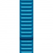 Браслет кожаный магнитный 38/40/41мм для Apple Watch, синий Браслет кожаный магнитный 38/40/41мм для Apple Watch, синий