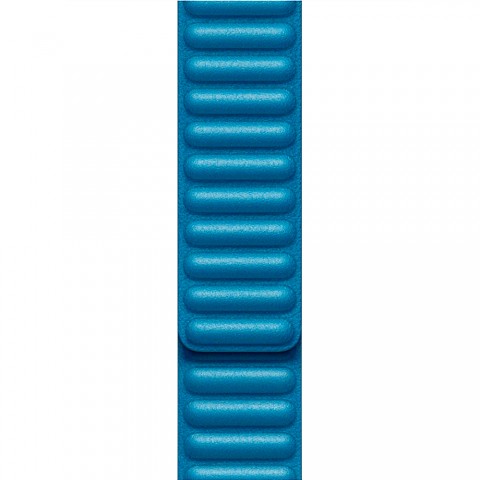 Браслет кожаный магнитный 38/40/41мм для Apple Watch, синий