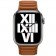 Браслет кожаный магнитный 38/40/41мм для Apple Watch, коричневый