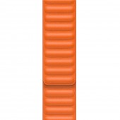 Браслет кожаный магнитный 38/40/41мм для Apple Watch, оранжевый Браслет кожаный магнитный 38/40/41мм для Apple Watch, оранжевый