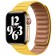 Браслет кожаный магнитный 42/44/45мм для Apple Watch, желтый