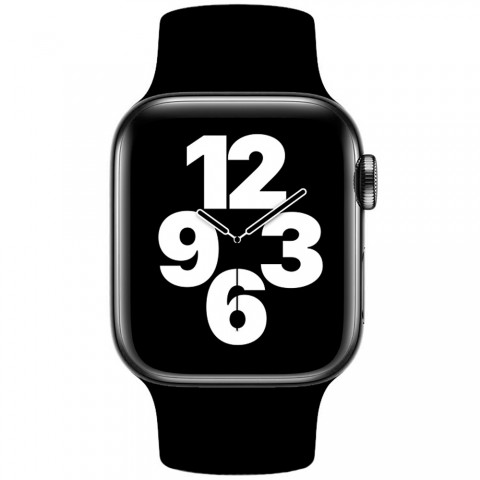 Монобраслет 42/44/45 мм для Apple Watch, размер M, черный-2