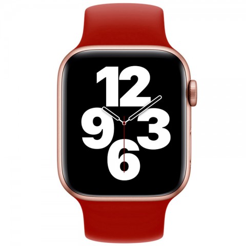 Монобраслет 42/44/45 мм для Apple Watch, размер M, бордовый-1