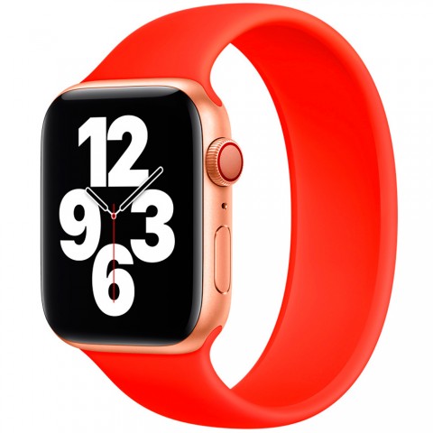 Монобраслет 42/44/45 мм для Apple Watch, размер M, красный-1
