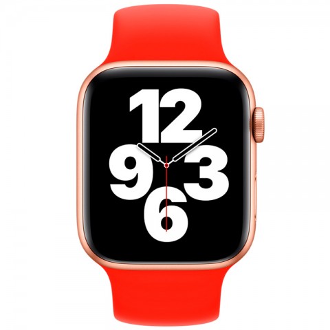 Монобраслет 42/44/45 мм для Apple Watch, размер M, красный-2