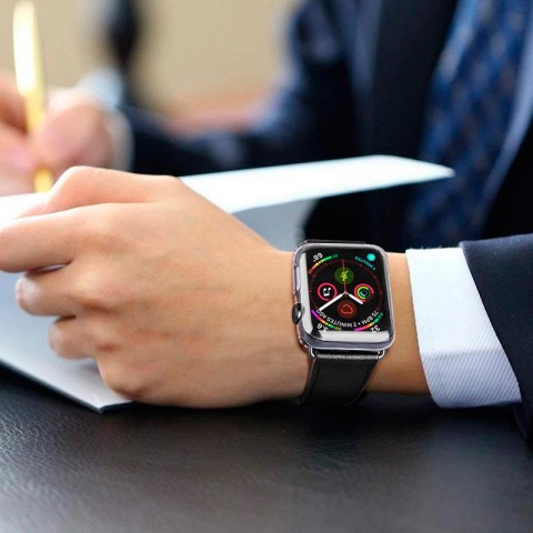 Чехол TPU для Apple Watch 40mm, прозрачный-9