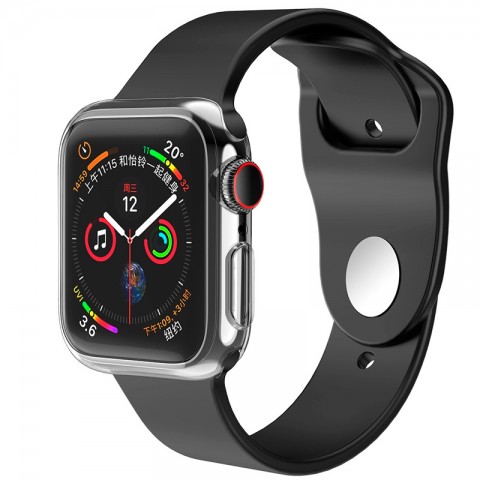 Чехол TPU для Apple Watch 40mm, прозрачный-2