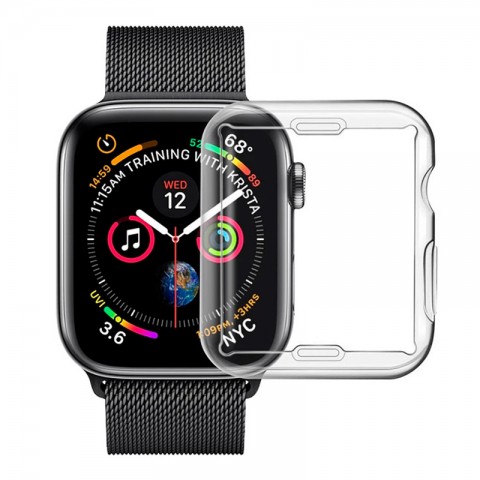 Чехол TPU для Apple Watch 40mm, прозрачный