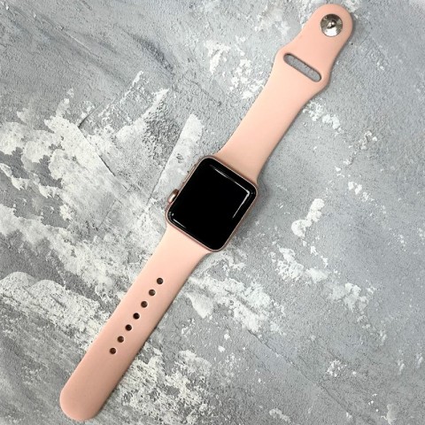 Часы Apple Watch Series 3 Gold Aluminum ремешок "розовый песок", б/у-1