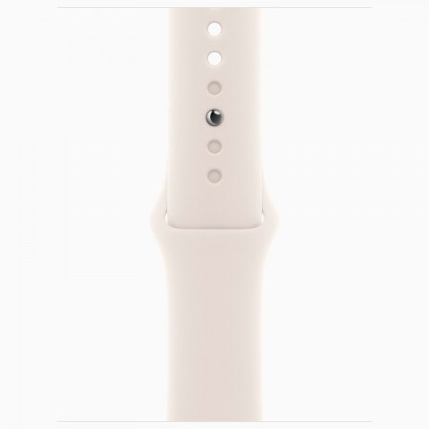 Часы Apple Watch Series 10, 42 мм, корпус из алюминия цвета "розовое золото", спортивный ремешок Starlight-2