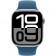 Часы Apple Watch Series 10, 46 мм, корпус из алюминия серебристого цвета, спортивный ремешок цвета «синий деним»